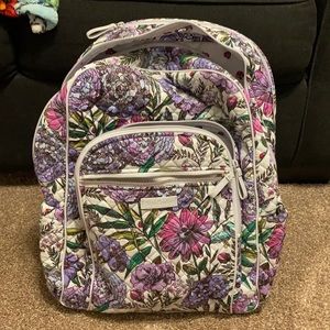 Lavender Meadow Vera Bradley backpack